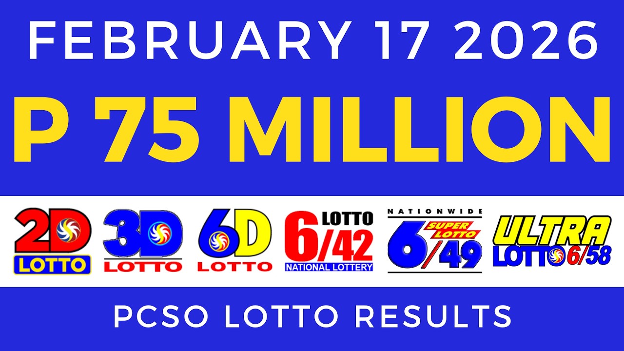 Lotto Result Today 9pm February 17 2026 PCSO