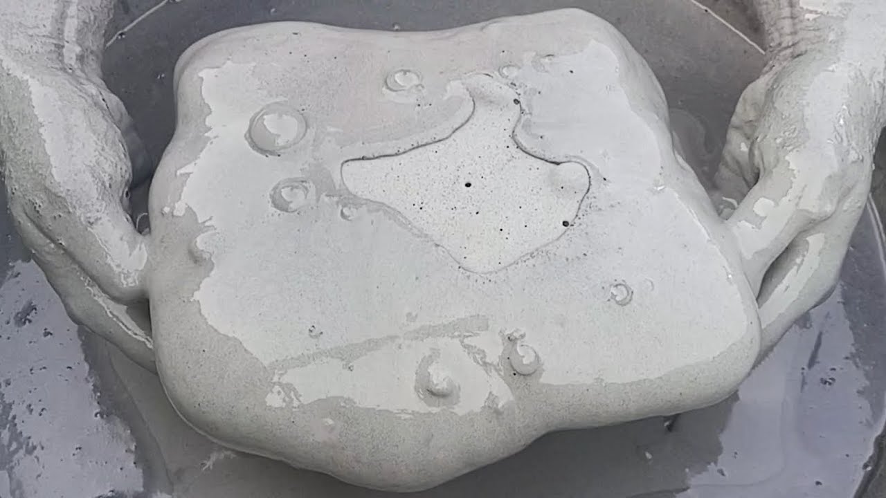 ASMR Very Soft Dusty 🤩 Pure Cement Silky Chunks dipping Crumble on Lots Of 🌊🌊🌊🌊🌊🌊