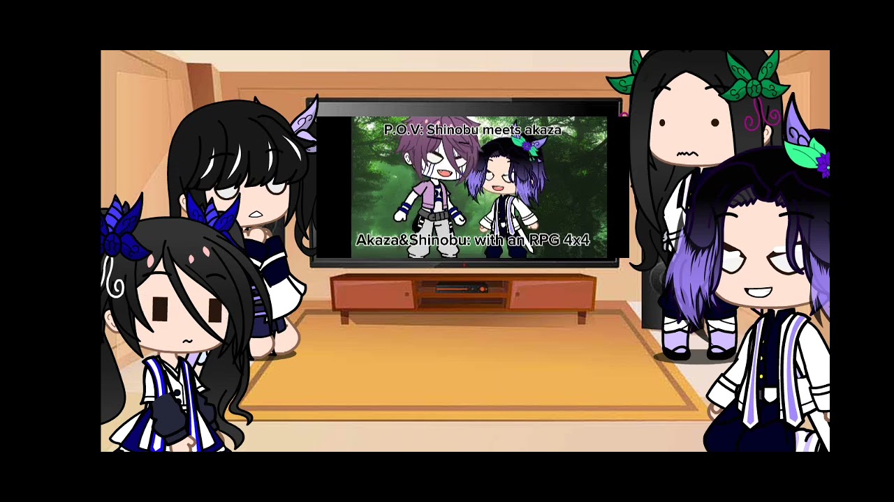 Butterfly sisters react to akaza meet Shinobu||like and sub||