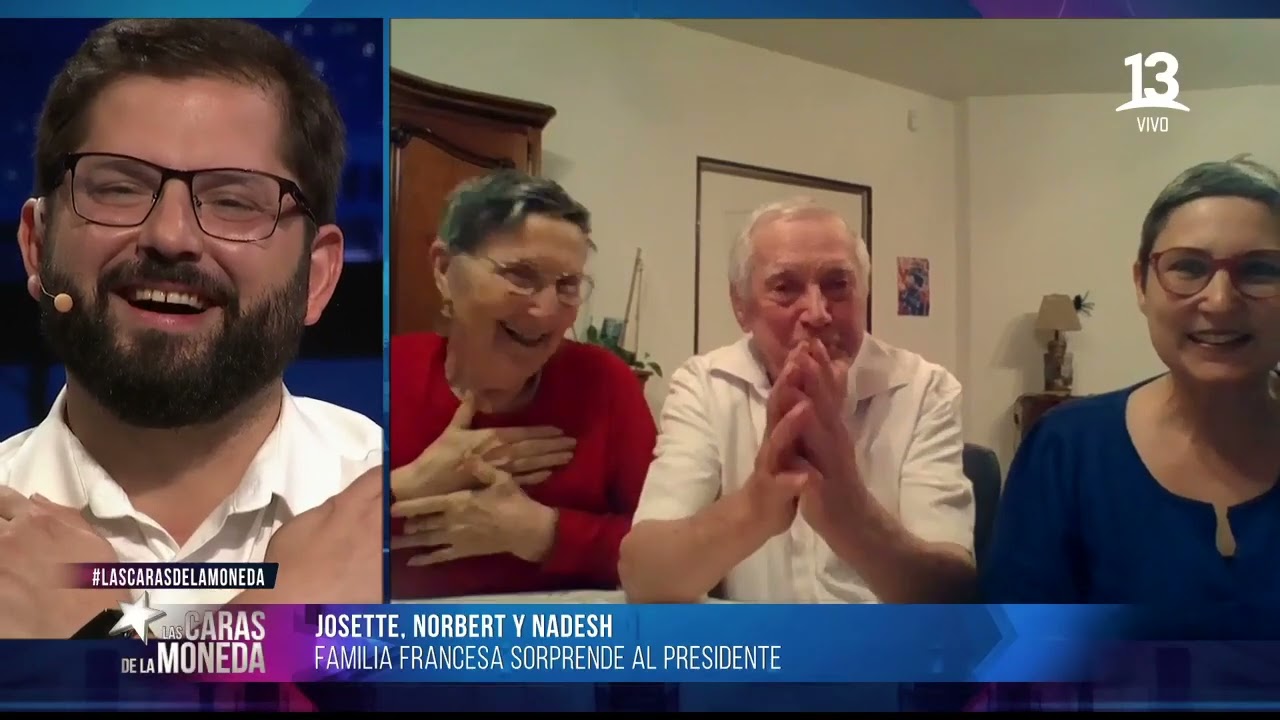 Sorpresas desde Francia para el Presidente Gabriel Boric. Las Caras de la Moneda, Canal 13.