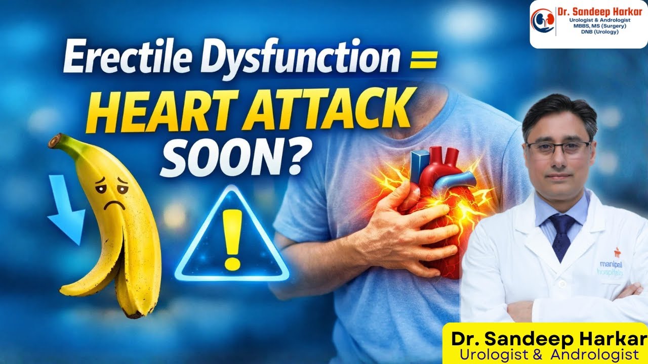 Erectile Dysfunction and Heart Attacks!!!!😲| How ED Can Cause Heart Attack ? Dr. Sandeep Harkar