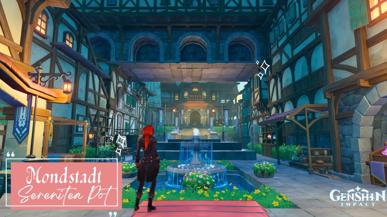 Mondstadt Teapot ( w/ ID ) || Serenitea Pot || Genshin Impact #genshinimpact #sereniteapot #games
