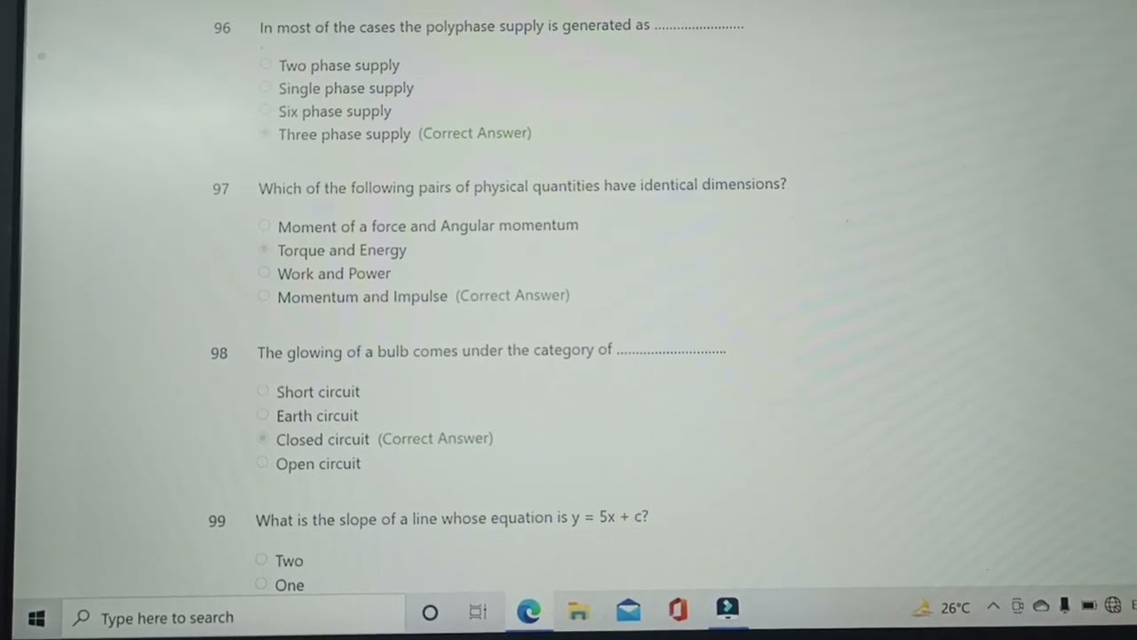 NFL ELECTRICAL JE2021 PAPER WITH ANSWER