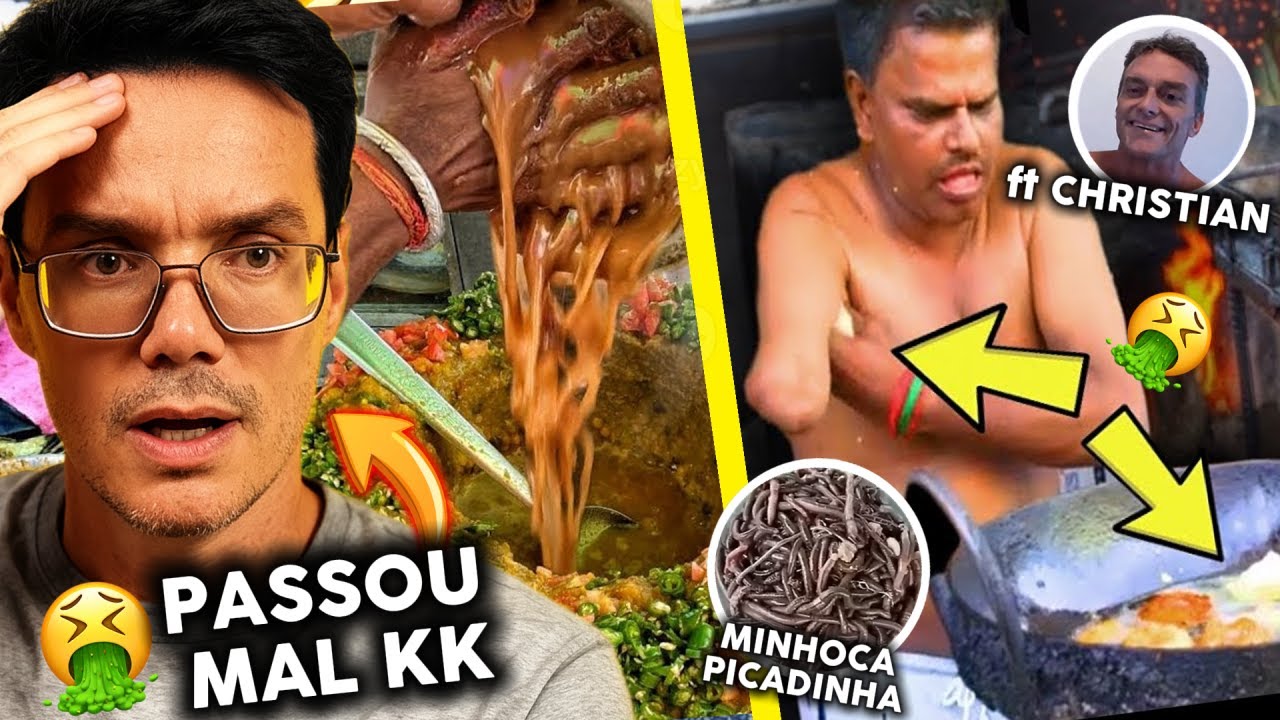 AS COMIDAS DE RUA MAIS NOJENTAS DA INDIA (PASSEI MAL) - Peter Reage