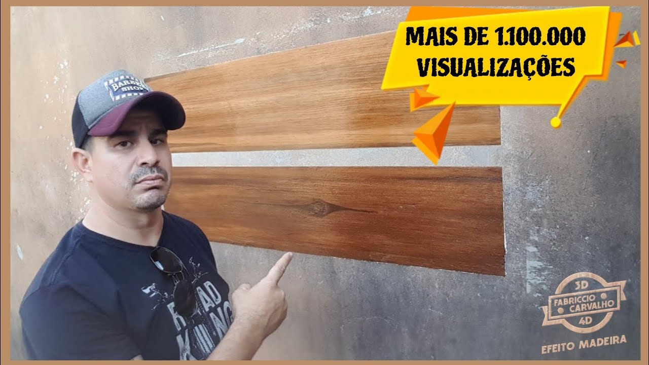 Efeito Madeira com argamassa ou Efeito Madeira com cimento?
