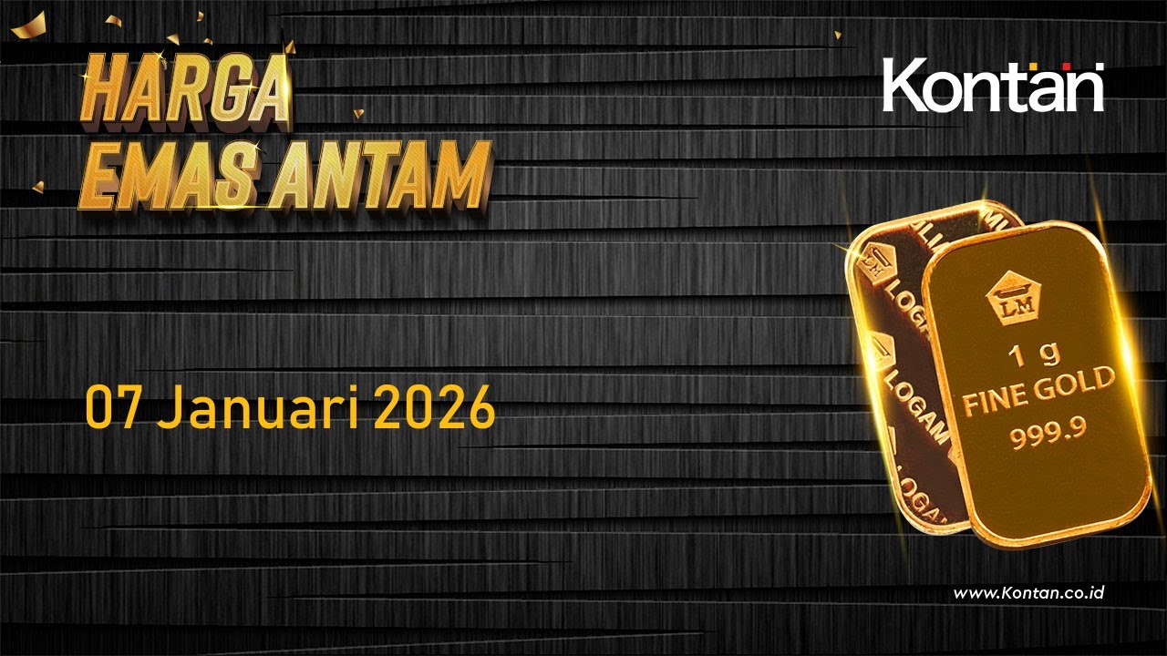 Harga Emas Antam Kembali Melompat Hari Ini (7 Januari 2026)