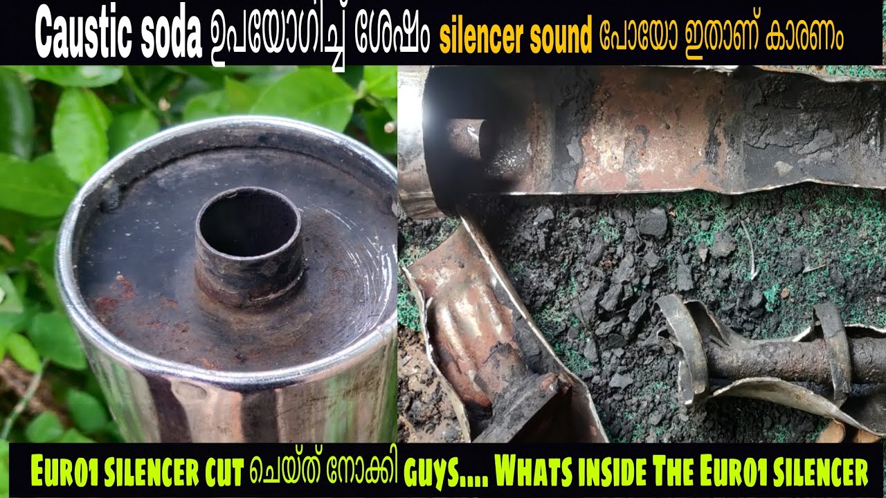 Euro1 silencer cut ചെയ്തു നോക്കി |പൊട്ടുന്ന സൗണ്ട് കിട്ടാൻ ഇതാണ് കാരണം |Whts insideThe euro1silencer