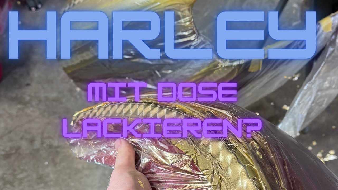 Harley Davidson mit Dose Lackieren ?!?