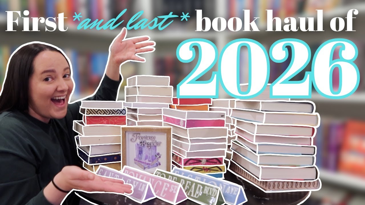 The first book haul of 2026! ✨ Maybe my last??? 📚 Barnes & Noble | Target | Costco | bookoutlet.com