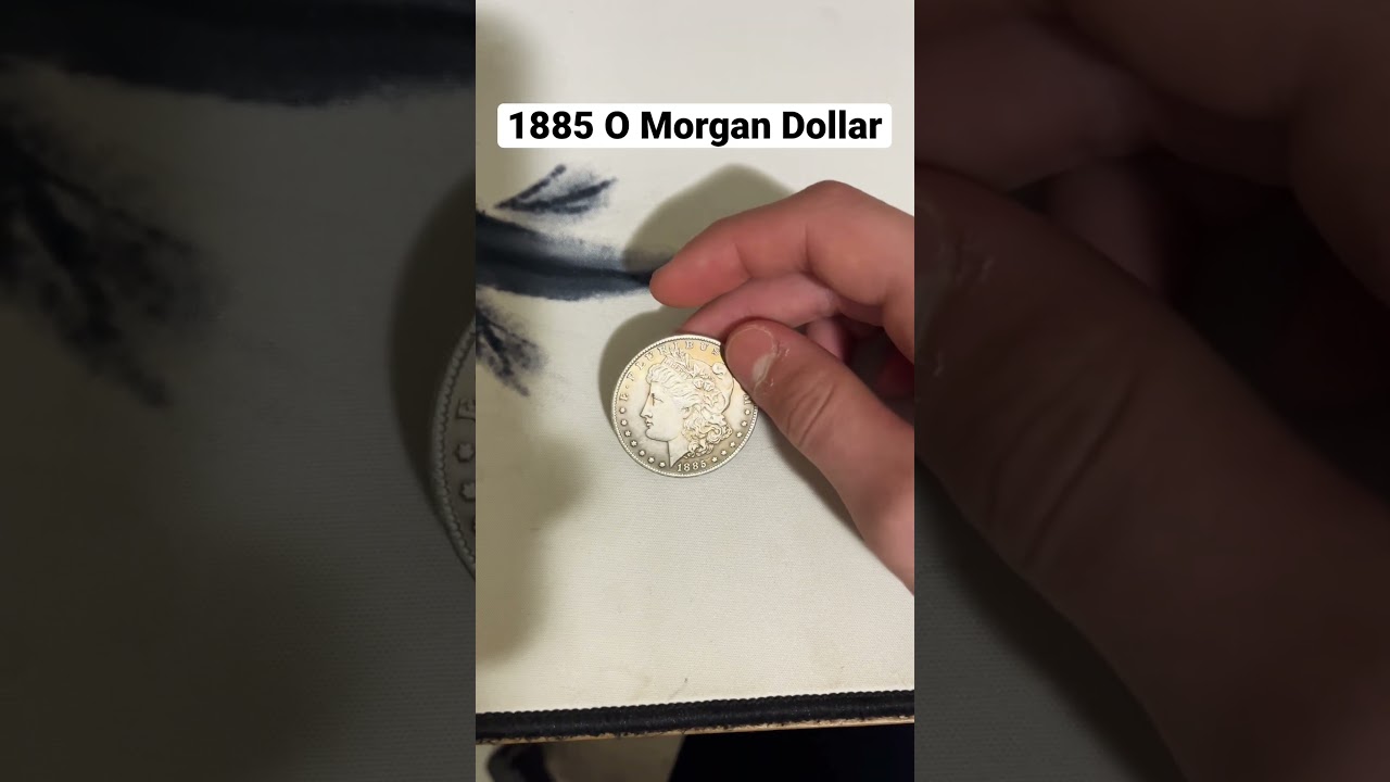 1885 O Morgan Dollar #coins #coincollecting #coincollection #oldcoins #dollarcoins #silver #dollar