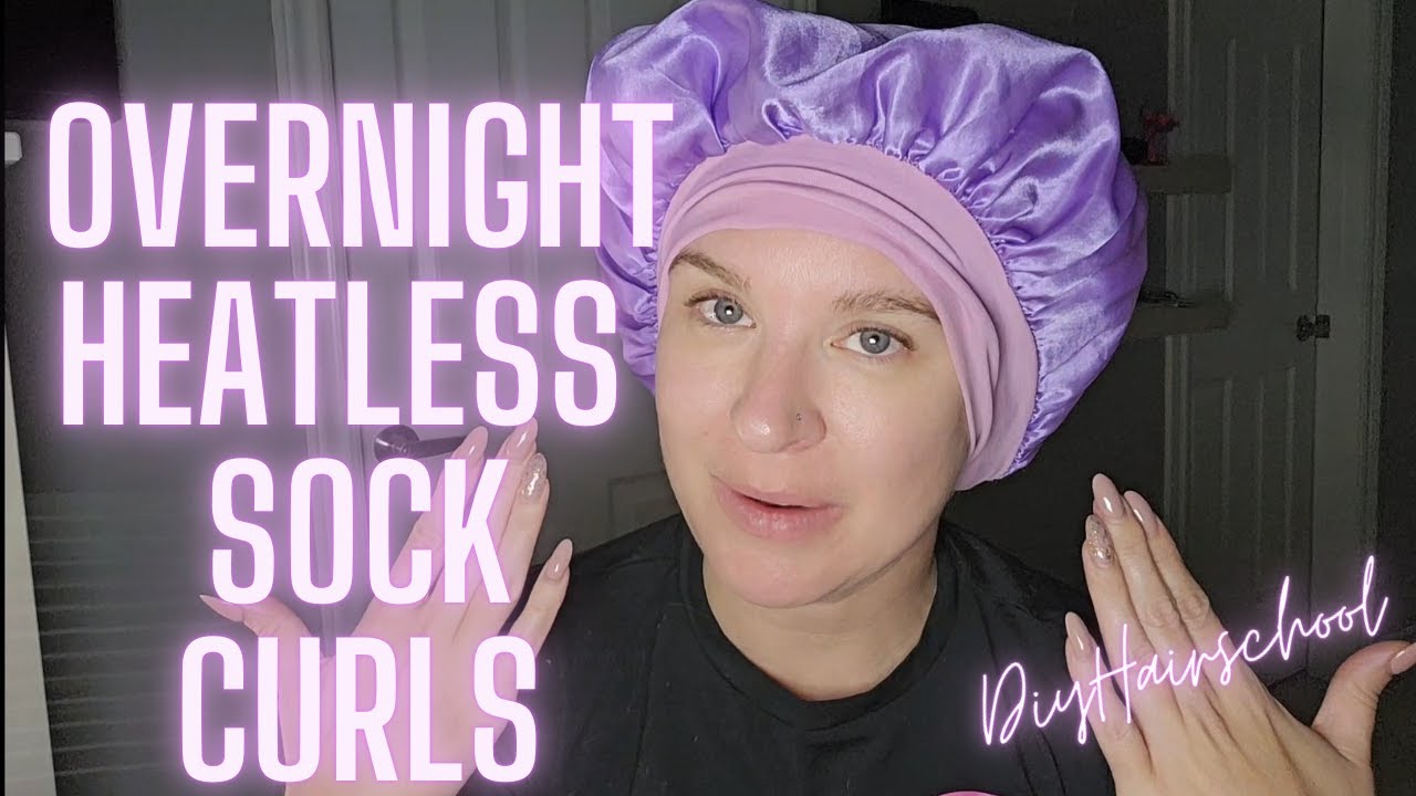 Heatless Overnight Sock Curls Tutorial | Easy No-Heat Curls