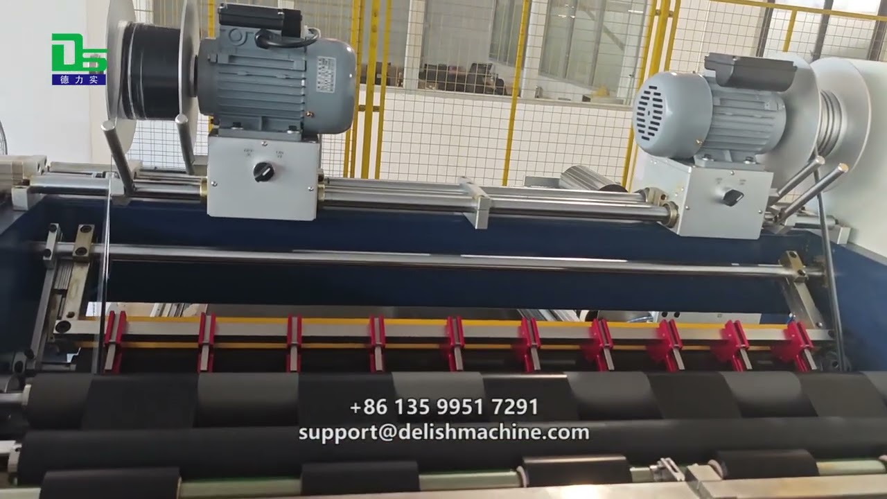 Reliability Comes from Strength: DELISH's thermal transfer ribbon slitting machine.