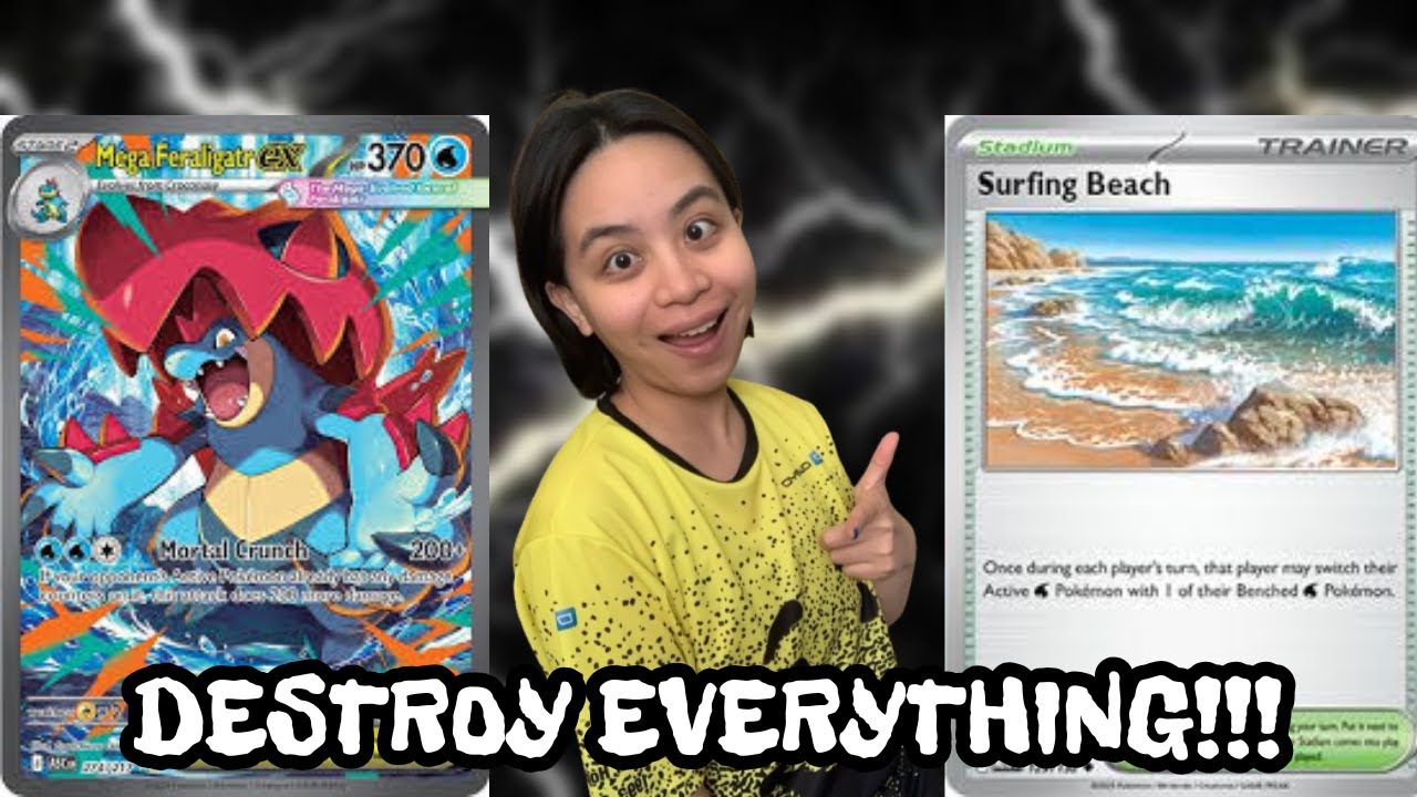 Как играть с Mega Feraligatr Ex