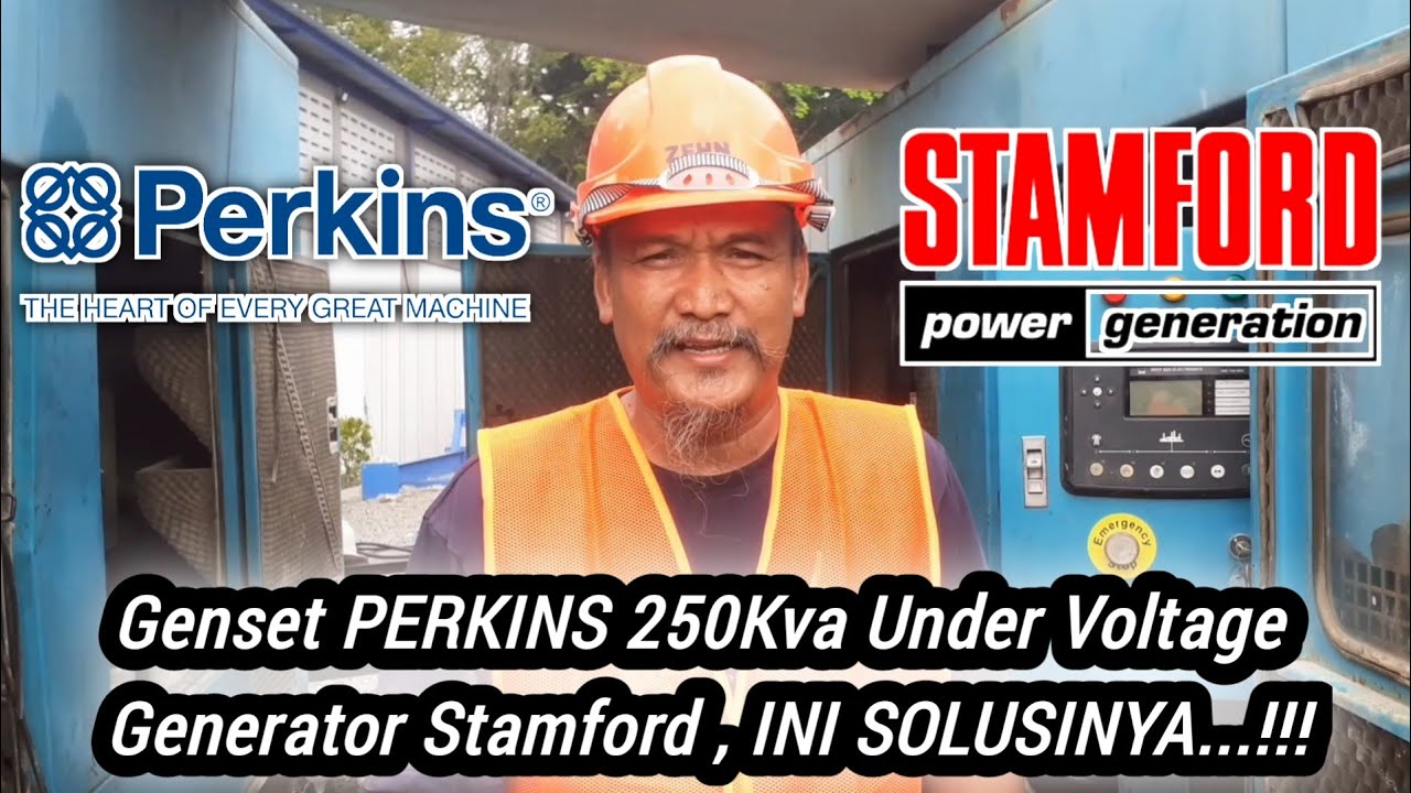 Genset PERKINS 250Kva Under Voltage Generator STAMFORD | INI SOLUSINYA...!!!