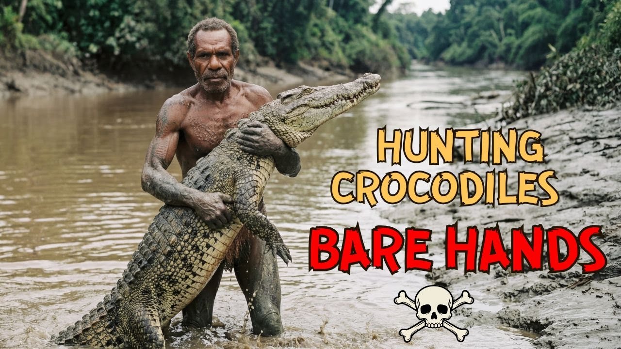 Hunting Crocodiles BAREHANDED The Most Dangerous