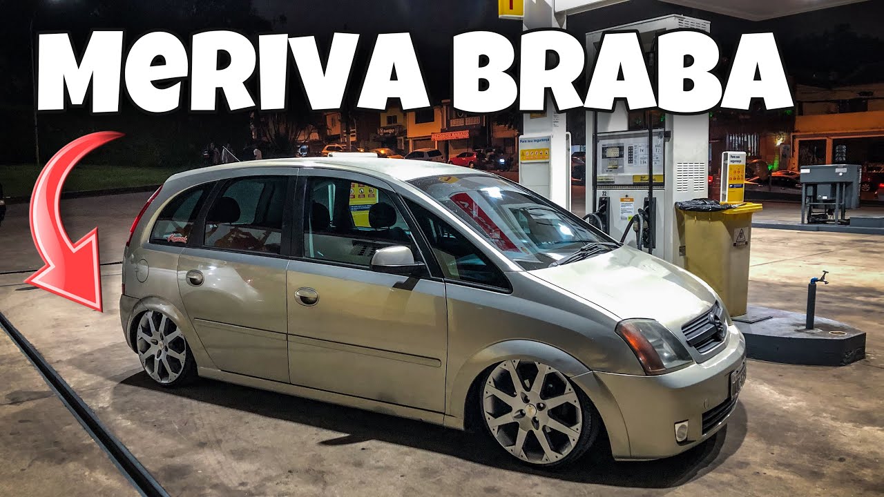 Meriva rebaixada com rodas 18 ss volcano 😍