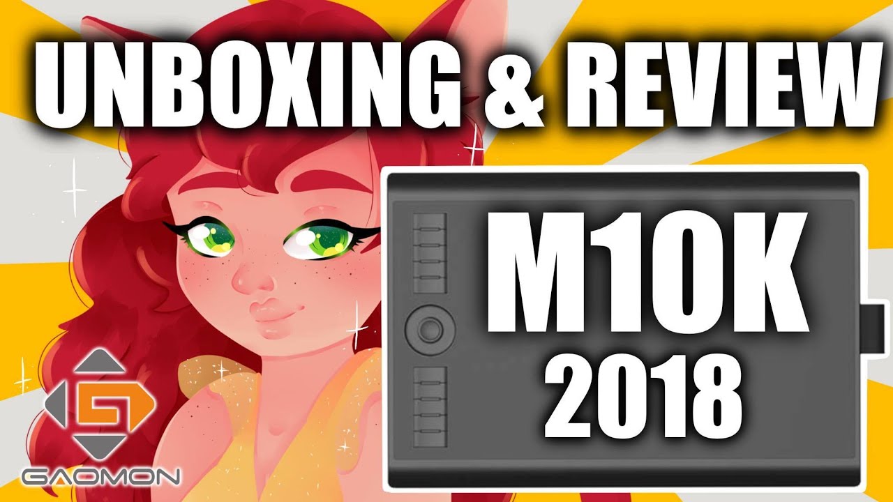 TABLETA M10K 2018 DE GAOMON | UNBOXING & REVIEW | DIBUJOS DE CHRIS