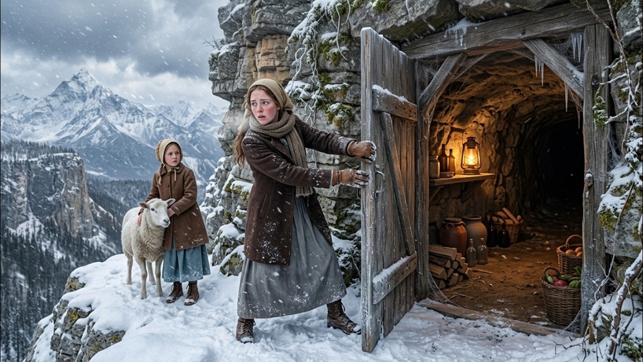 Cast Out in November, She Found a Forgotten Cellar&mdash;The Blizzard Made Them All Beg at Her Door....