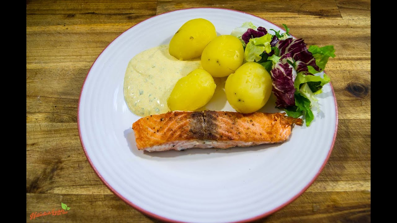 Pellkartoffeln mit Lachs und goldenem Quark - Rezept und Anleitung - Natürlich Lecker