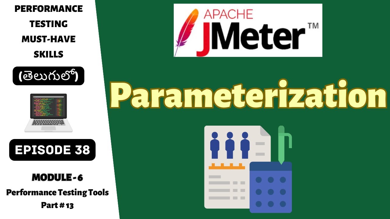 Ep 38 | PT Tools | Mastering JMeter Parameterization | Telugu