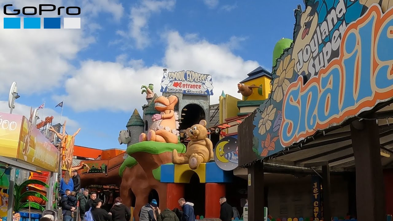 JOYLAND Amusement Park Great Yarmouth Vlog - 16th March 2024 (Opening Day) 🐌