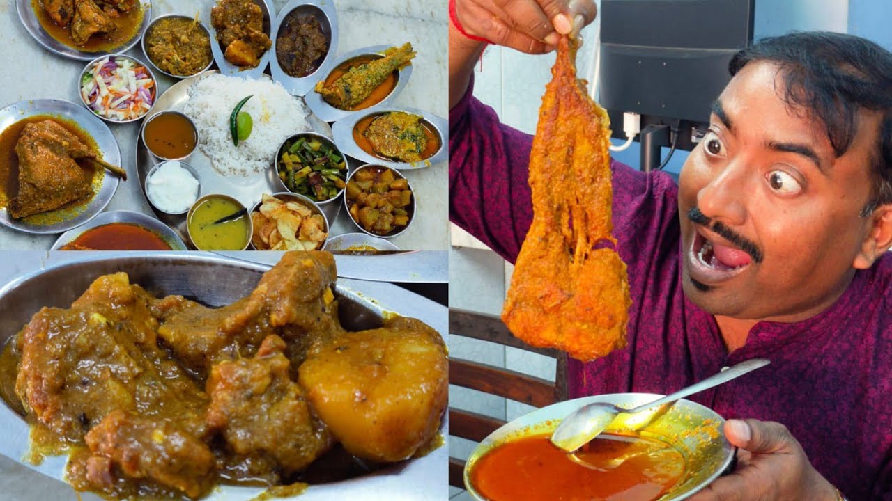 Jalpaiguri তে Ruby Boarding Hotel এ 10ইঞ্চি লম্বা চিতলের পেটি, কচি পাঠার মাংস খেলাম