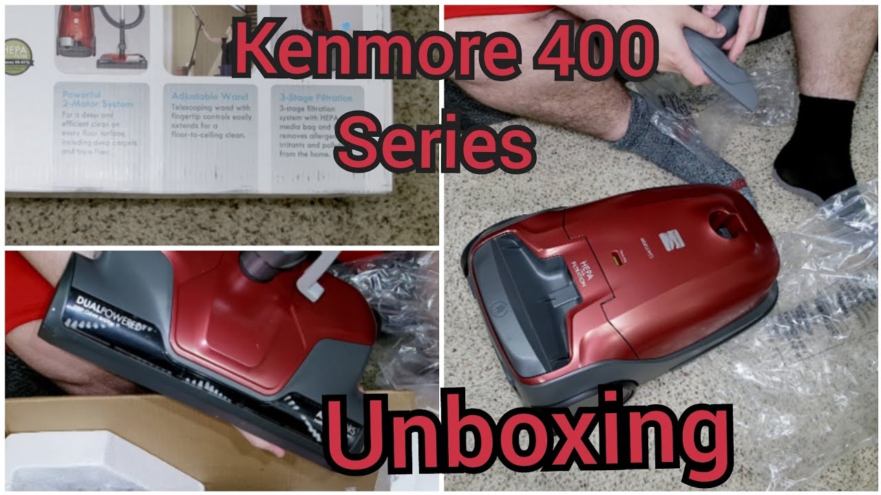 Распаковка вакуумного контейнера Kenmore серии 400 с мешком для сбора пыли