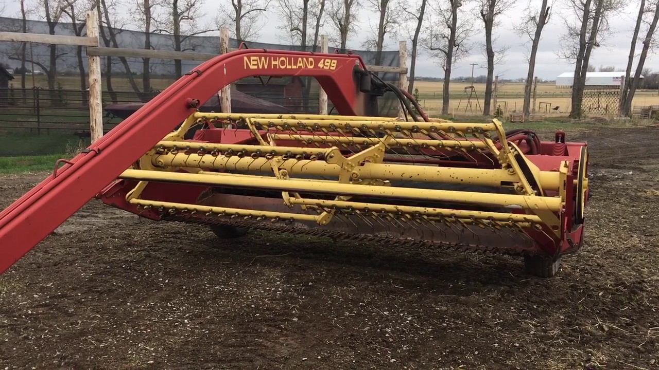 Red 1984 Ford New Holland 499 Haybine  Review  AB - OneOwnerClub
