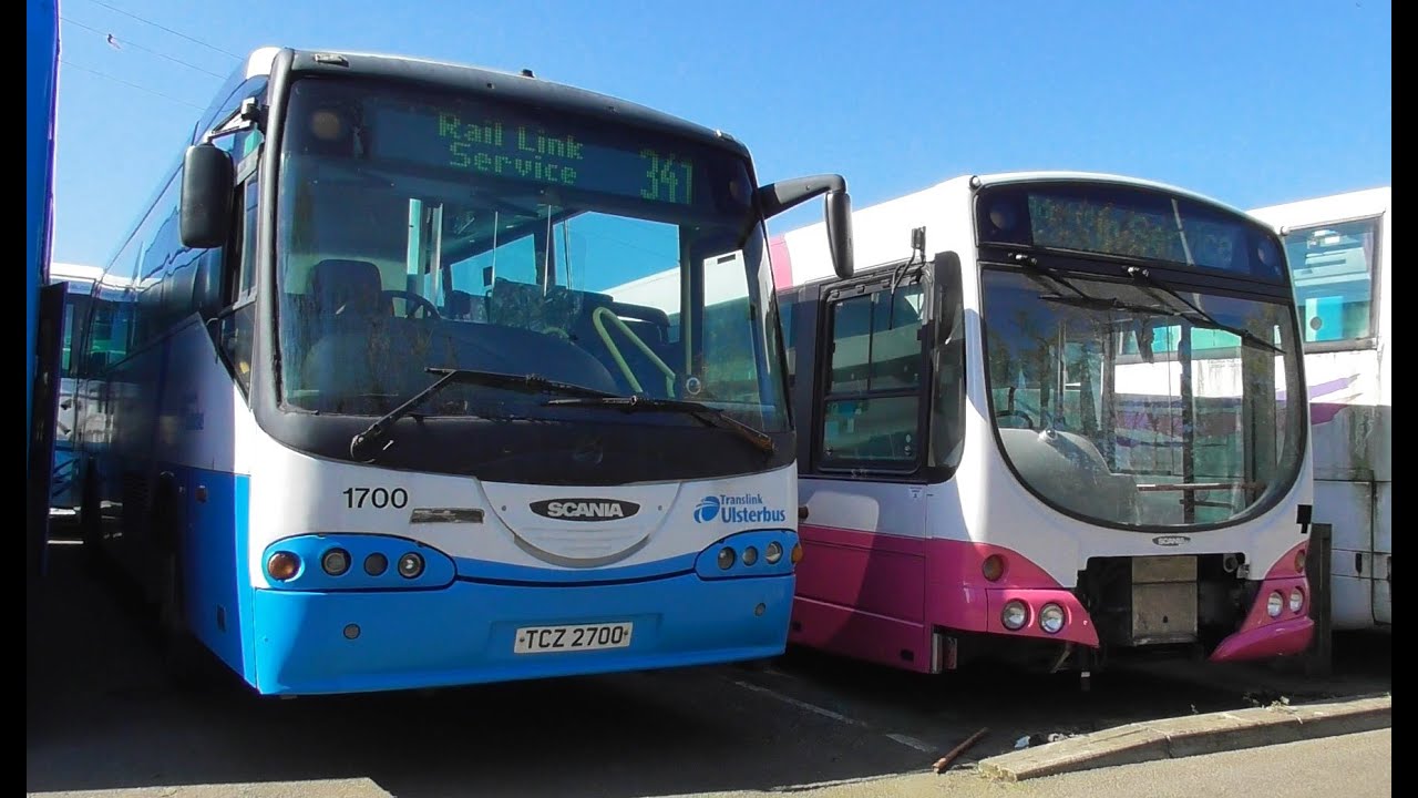 Ex Metro , Ulsterbus & Goldline Buses in Hamills Scrap Yard
