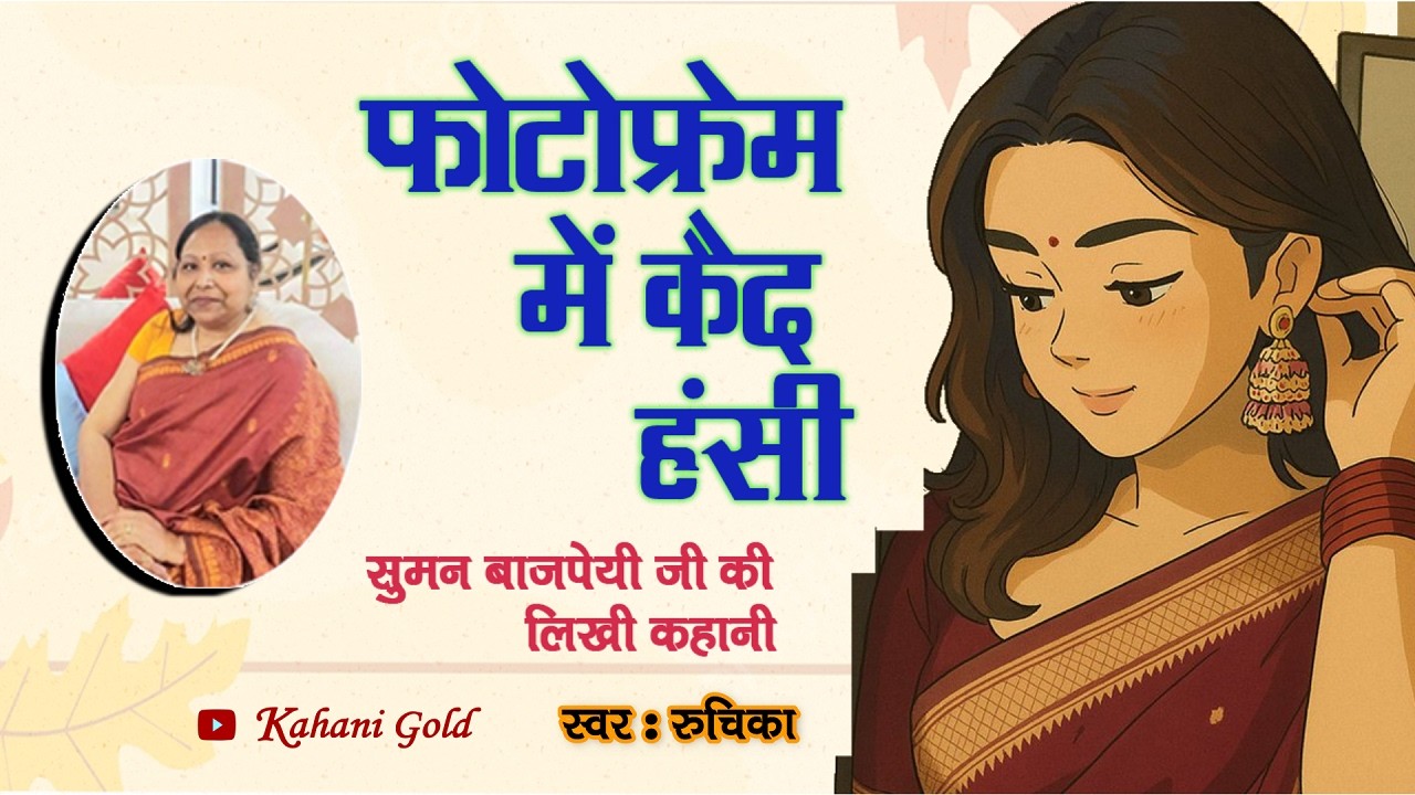 फोटोफ्रेम में कैद हंसी - सुमन बाजपेयी जी की लिखी कहानी || Suman Bajpai Story || @sumanbajpai9381