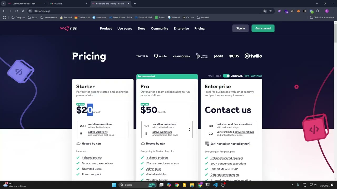 Instala el m&oacute;dulo de Wazend en n8n