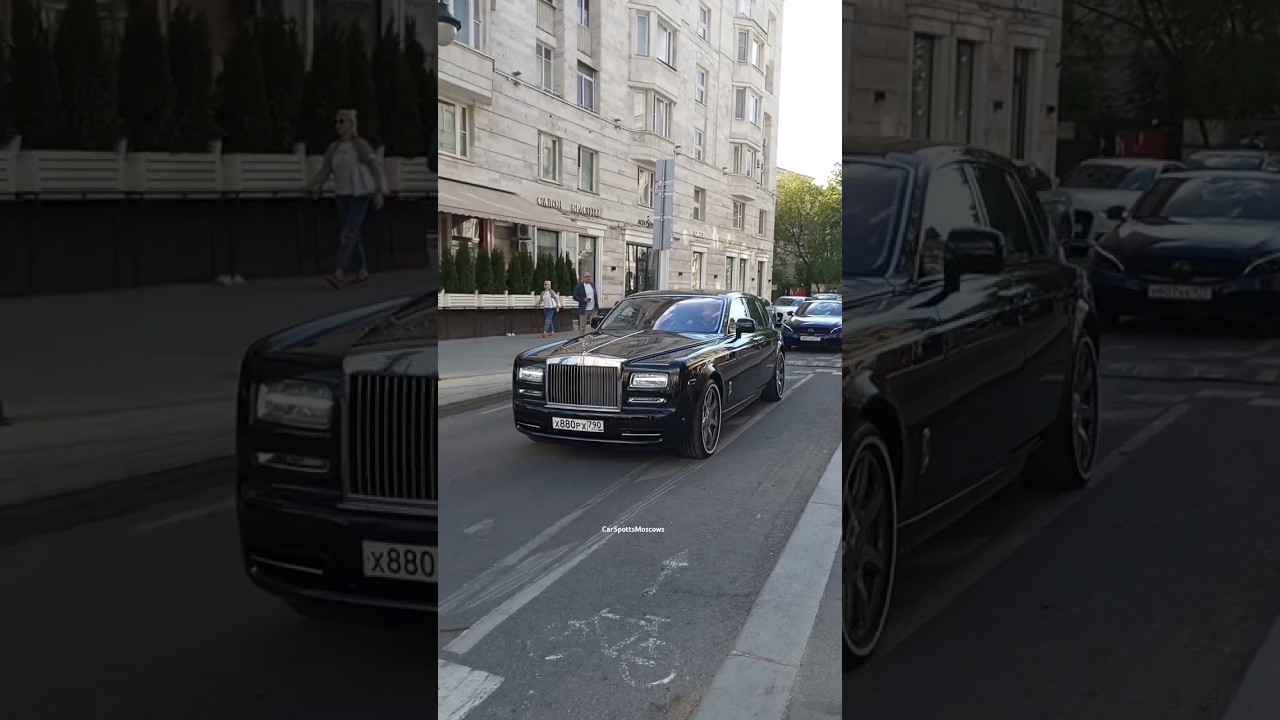 Aurus Senat i Rolls-Royce Phantom w Moskwie! #carspotting #samochody #патрики #moscow #rollsroyce #car