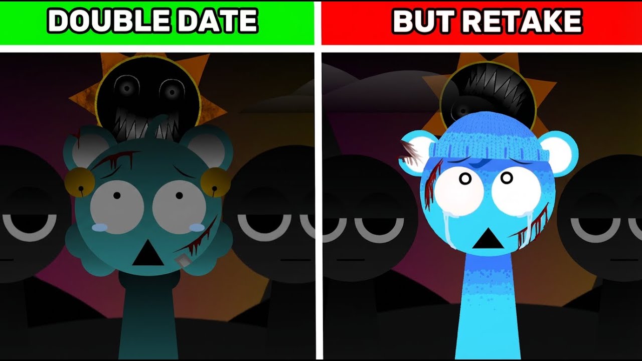 Incredibox Sprunki: Double Date - Original or But Retake: Which One Looks Scarier?