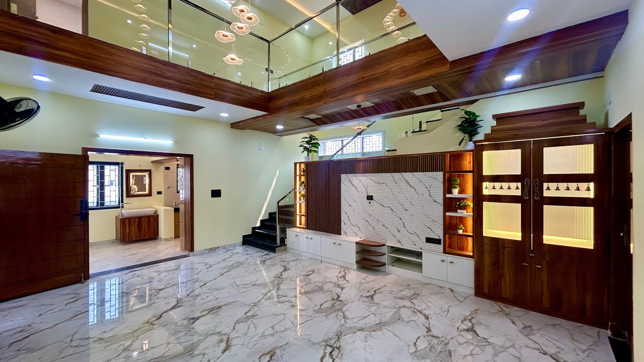 High Ceiling Living Hall உடன் அழகிய 3BHK வீடு விற்பனைக்கு | Spacious Duplex House | Epi-1499