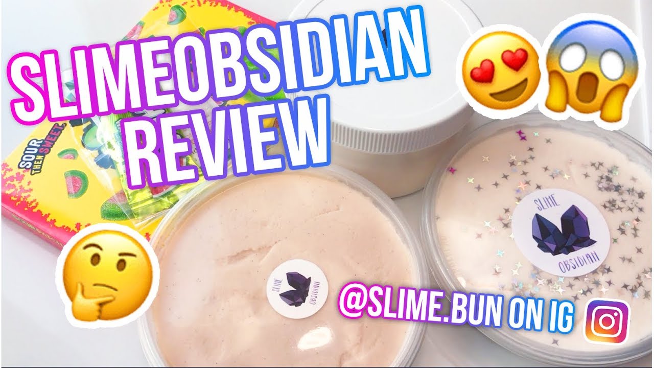 100% HONEST SLIMEOBSIDIAN FAMOUS SLIME SHOP REVIEW // slime.bun