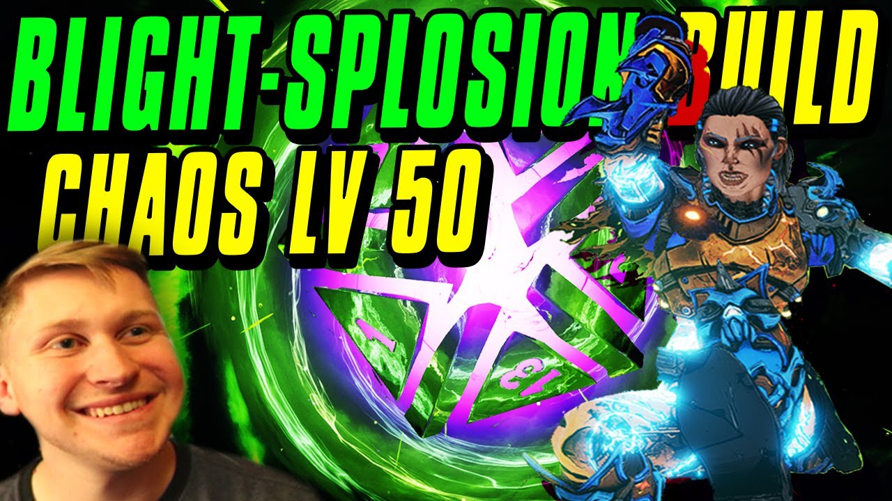(MELTS RAID BOSSES) Best Chaos Lv 50 Poison Blightcaller Spore Warden Build Tiny Tina's Wonderlands