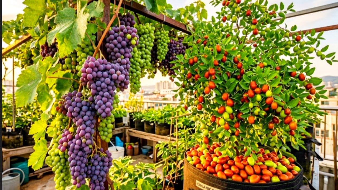மாடித்தோட்டத்தில் இலந்தைக்காய் அறுவடை | | Jujubee Fruits Harvest in our Terrace garden | | Trending 