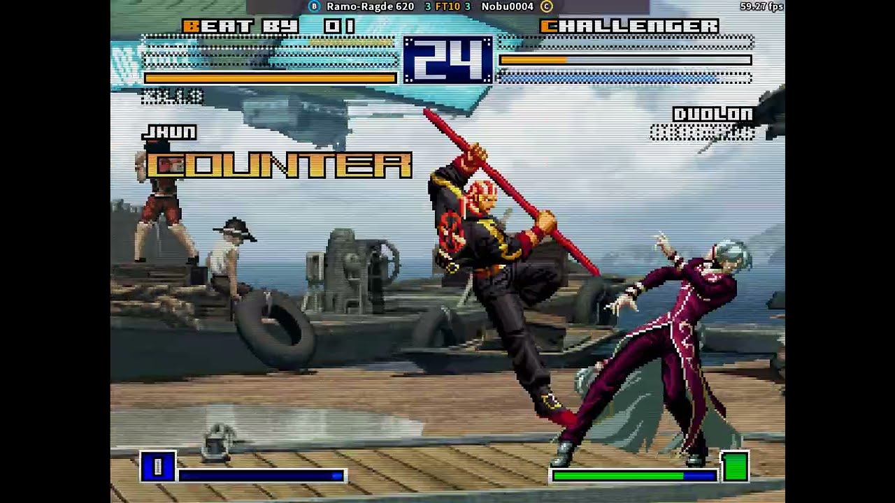 fightcade 2 kof 2003 Ramo-Ragde 620 (Mexico) vs Nobu0004 (El Salvador)