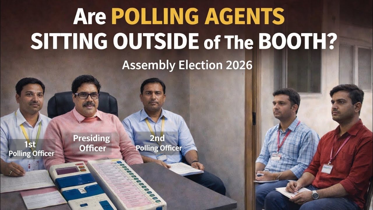 #VOTE40 | Are POLLING AGENTS Sitting OUTSIDE of The BOOTH | Assembly Election Guide |