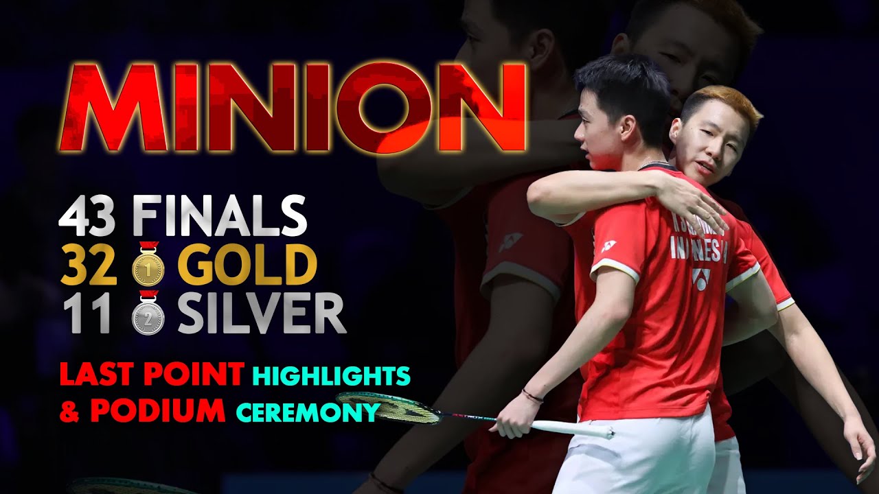 MINION 43 FINAL, 32 JUARA 🏸 Marcus Fernaldi Gideon/Kevin Sanjaya Sukamuljo
