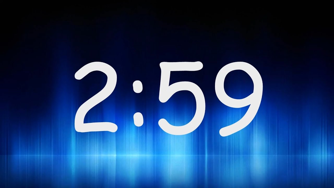2:59 Minutes Timer / Countdown from 2min 59sec