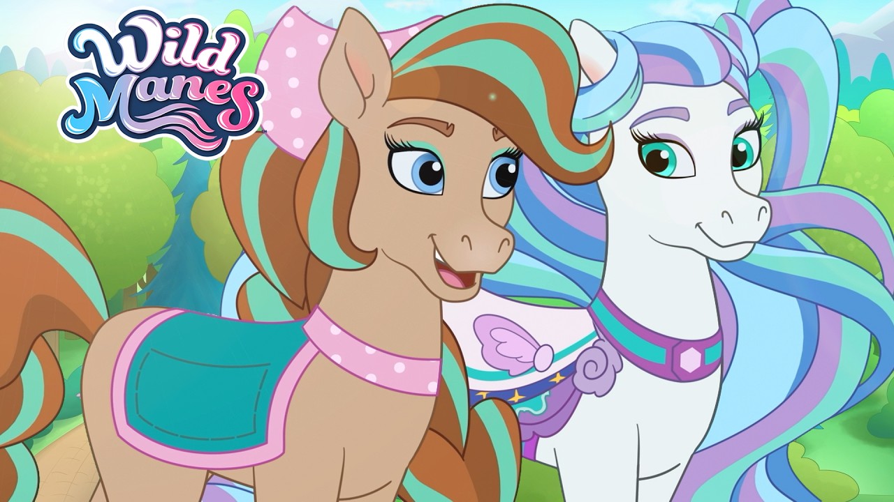 Amazing Adventures! ⛺ Wild Manes Full Episodes 🐴 Fun Cartoon for Girls