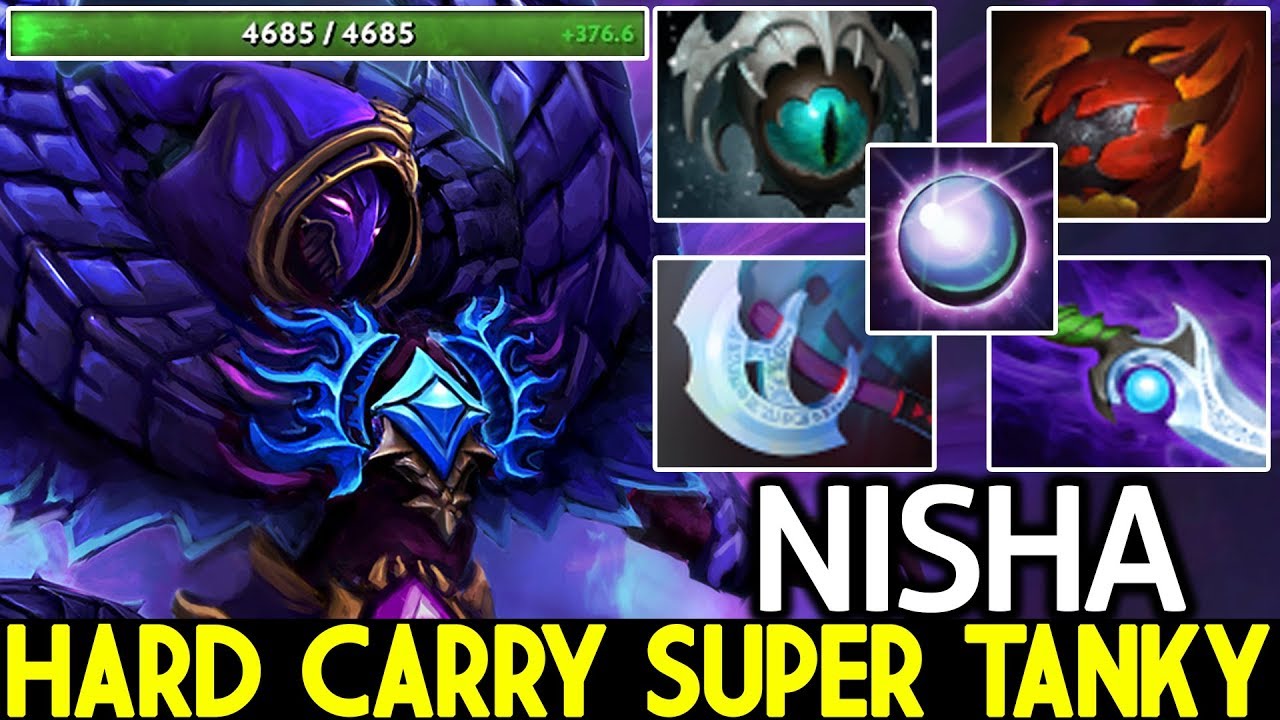 Nisha [Spectre] Hard Carry Super Tanky 24 Kills Insane Plays 7.21 Dota 2