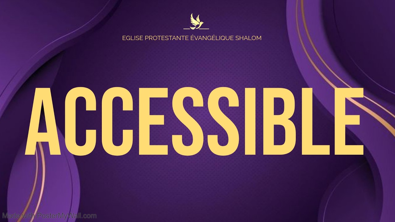 EPES | PRÉDICATION DOMINICALE | ACCESSIBLE