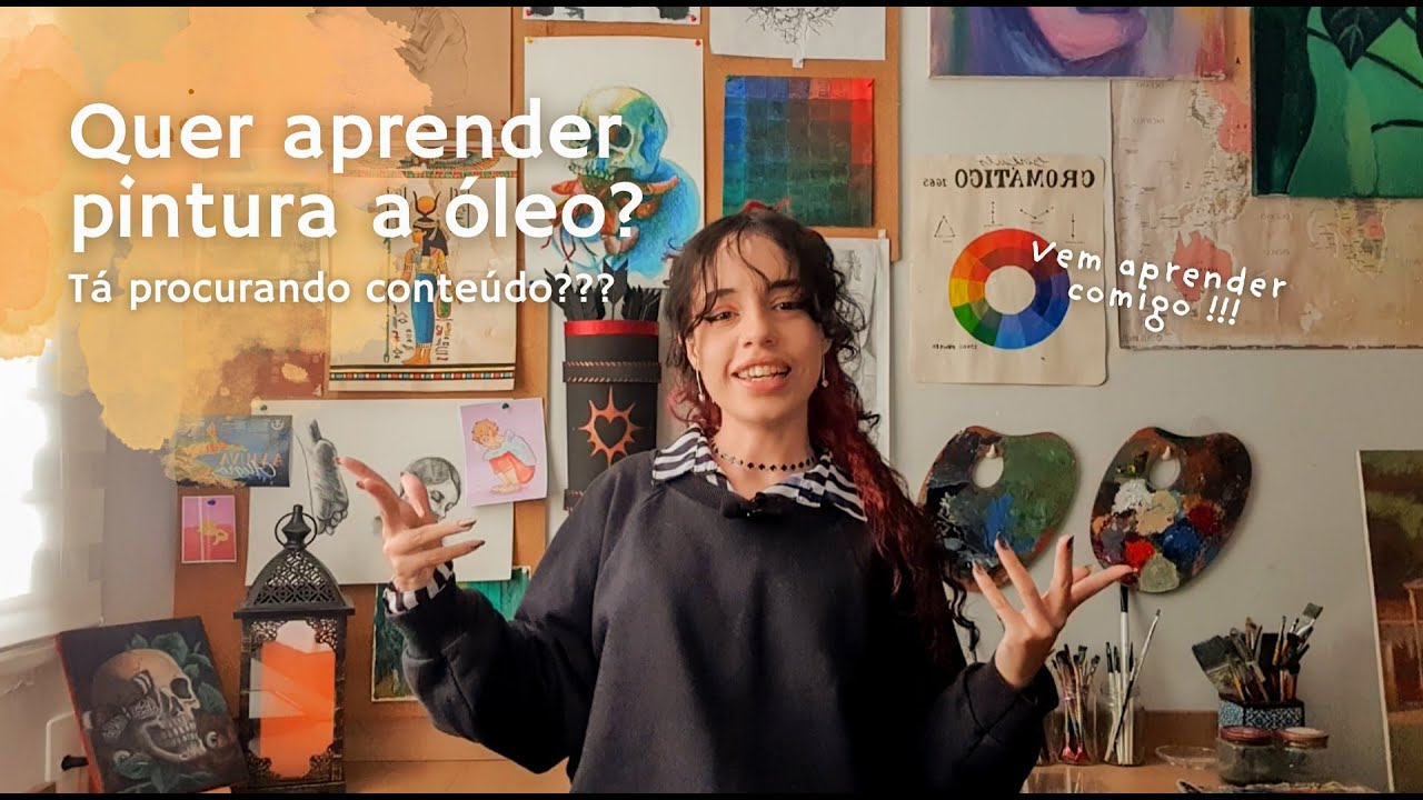 Quer aprender pintura a óleo? Esse vídeo é pra você