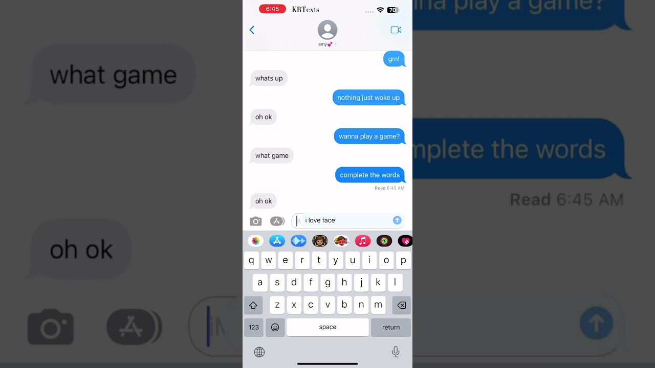 wanna play a game? 