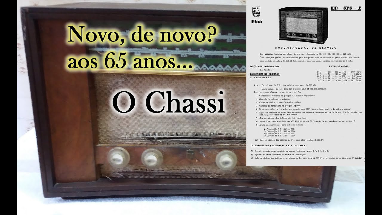 Restaura&ccedil;&atilde;o do Philips BR-575Z  : O Chassi