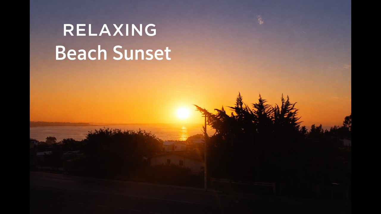 Relaxing Beach Sunset - City Chil-eScape - Electronic chill music