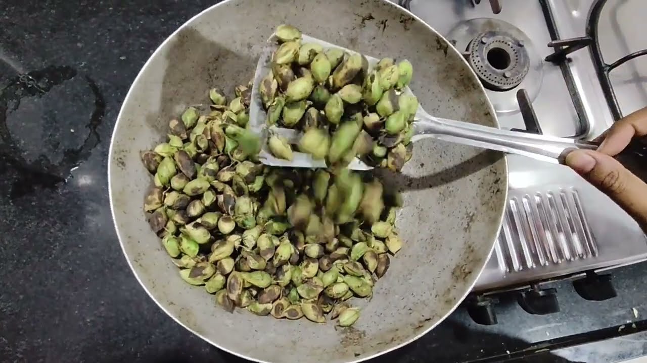 how to roast green chana in new way - #homemade #seasonalfood #newcookingstyle
