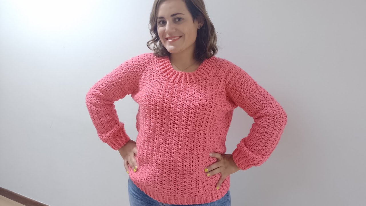Blusa de Lã de Crochê